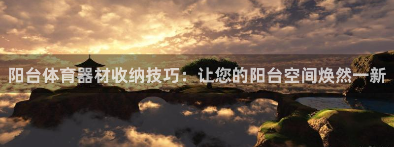 尊龙 10：阳台体育器材收纳技巧：让您的阳台空间焕然