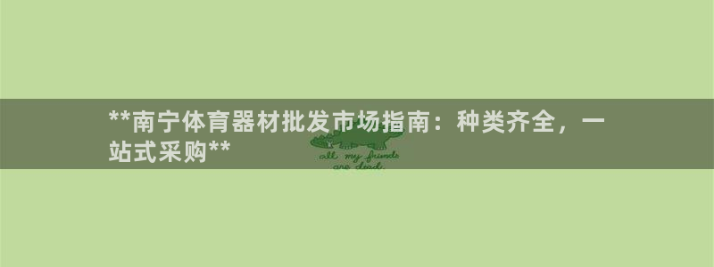 凯时k66官方发布：**南宁体育器材批发市场指南：种