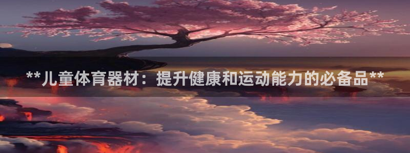 尊龙在线登录官网：**儿童体育器材：提升健康和运动能