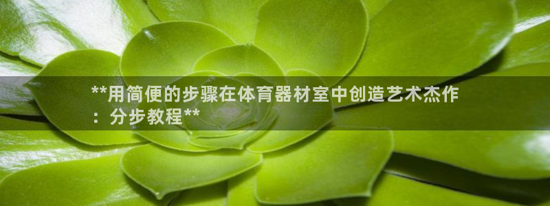 z6尊龙凯时ag旗舰厅：**用简便的步骤在体育器材室