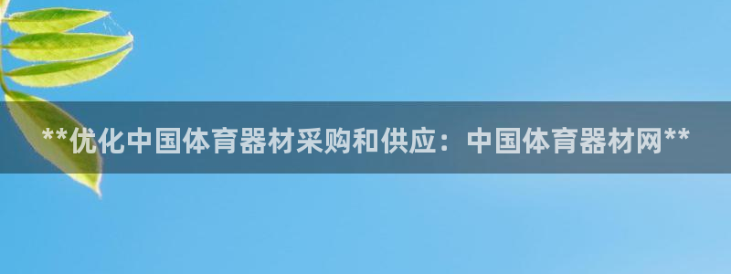 尊龙凯时人生就是博中国官网：**优化中国体育器材采购