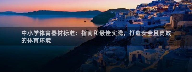 尊龙网平台：中小学体育器材标准：指南和最佳实践，打造