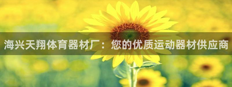 尊龙凯时app安装：海兴天翔体育器材厂：您的优质运动