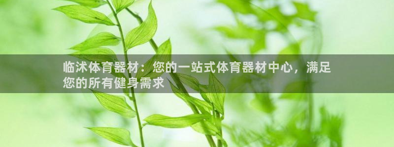 尊龙官方：临沭体育器材：您的一站式体育器材中心，满足
