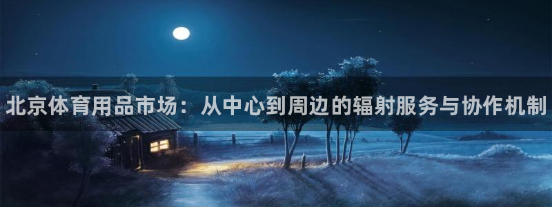 尊龙凯时集团：北京体育用品市场：从中心到周边的辐射服务与协作