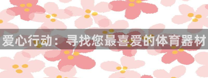 凯时尊龙官网网址：爱心行动：寻找您最喜爱的体育器材